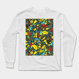 roses primary colors Long Sleeve T-Shirt